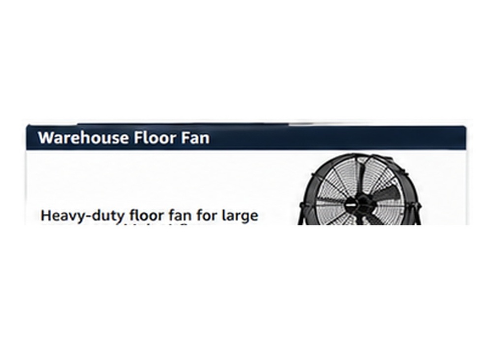 Warehouse Floor Fan